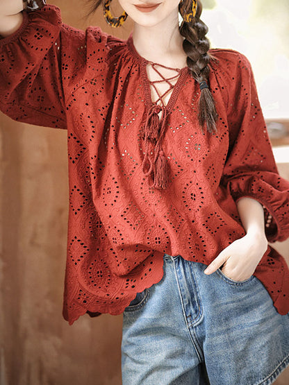 Beautifully Finished Blouse in a Timeless Design