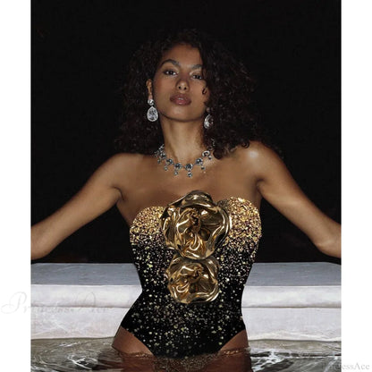 Well Tailored Swimsuit with a Graceful Silhouette