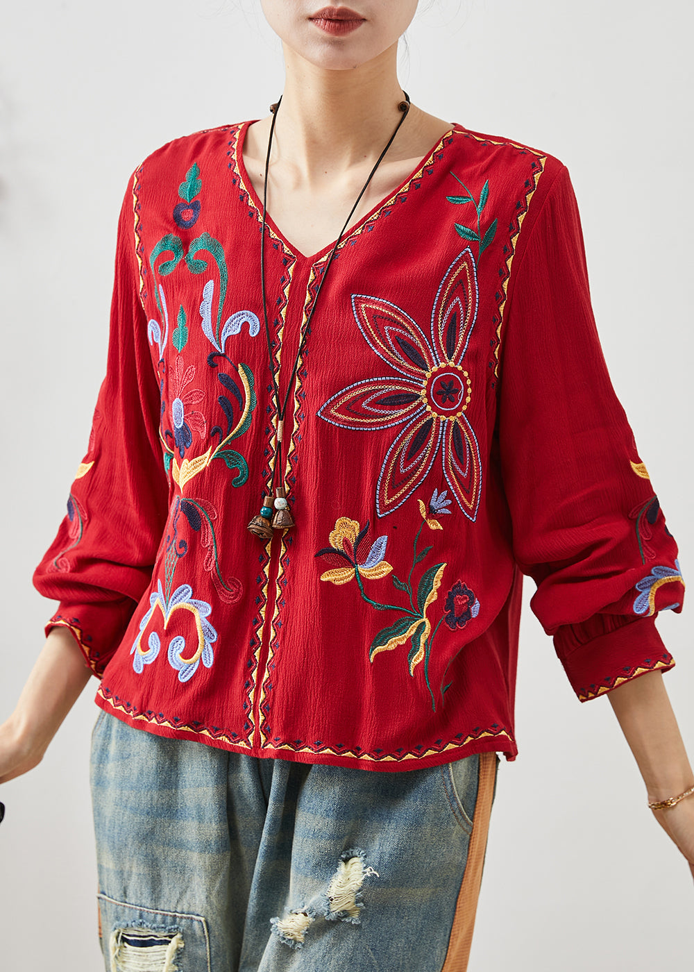 Gracefully Styled Blouse for Any Occasion