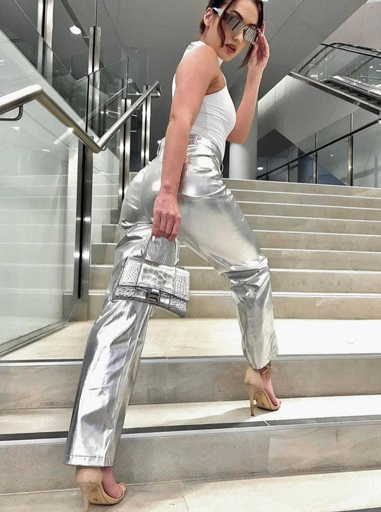 A Vintage Style Pants with Delicate Timeless Details
