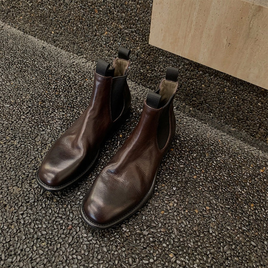 A Vintage Style Boots with Delicate Timeless Details