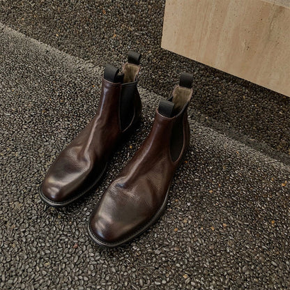 A Vintage Style Boots with Delicate Timeless Details