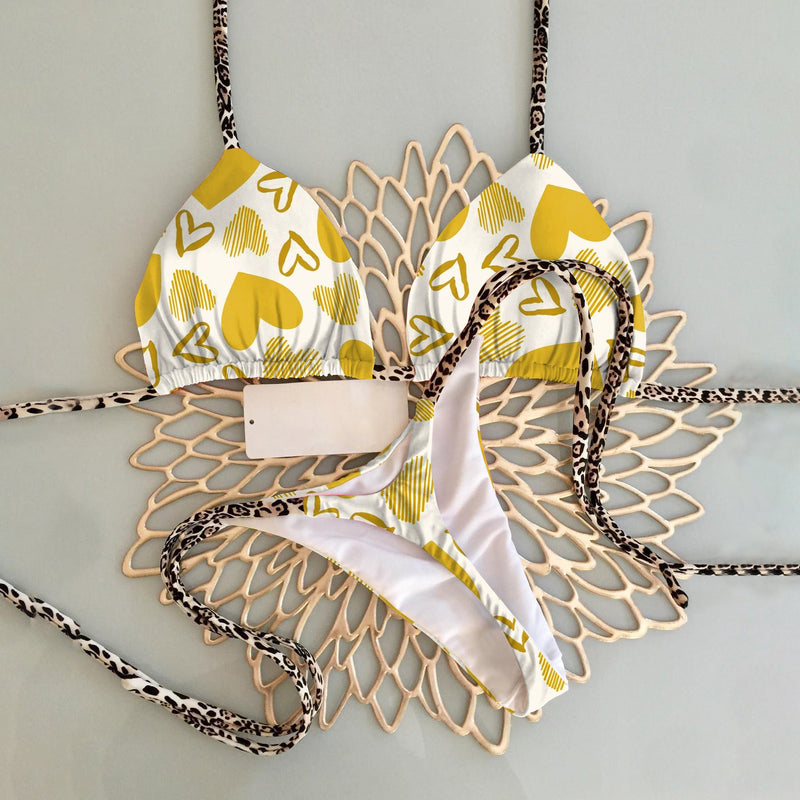 Classic Vintage Bikini with a Flattering Fit