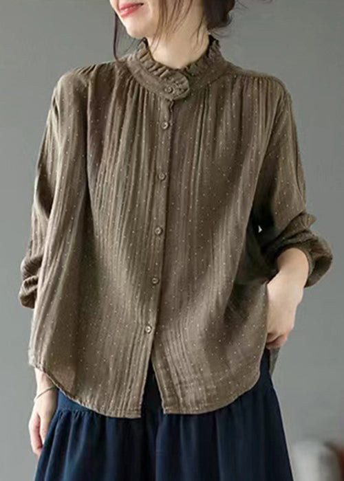A Vintage Style Shirt with Delicate Timeless Details