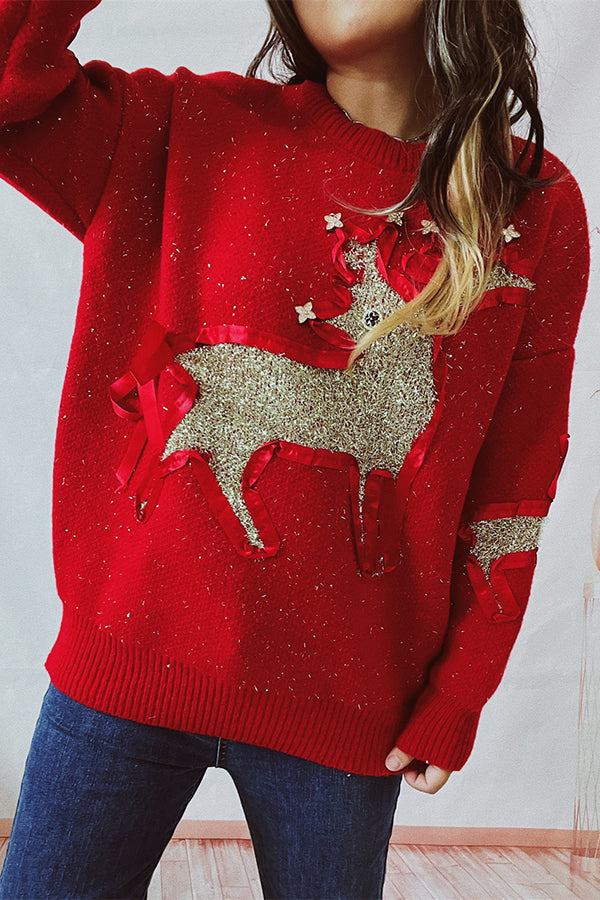 A Vintage Style Sweater with Delicate Timeless Details