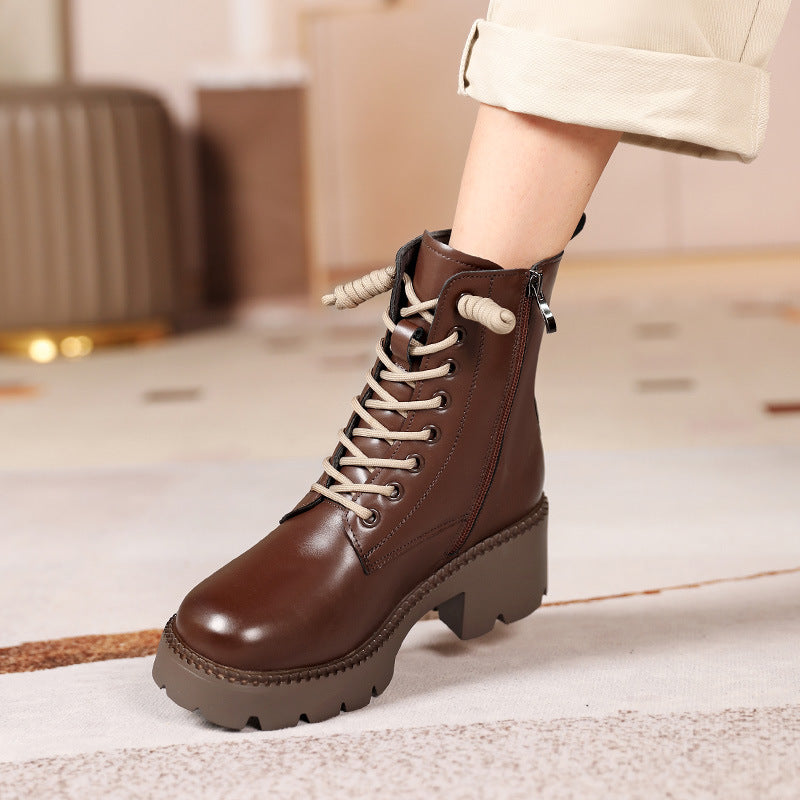 A Vintage Style Boots with Delicate Timeless Details