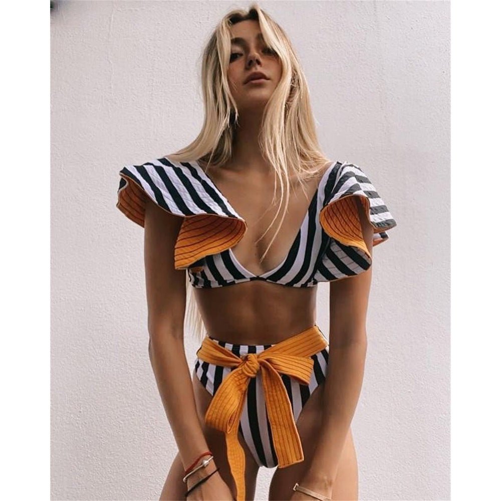Classic Vintage Bikini with a Flattering Fit