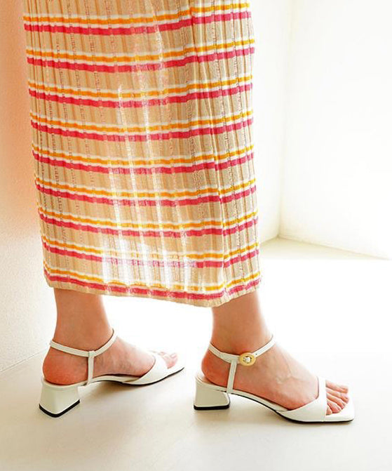 A Vintage Style Sandals with Delicate Timeless Details