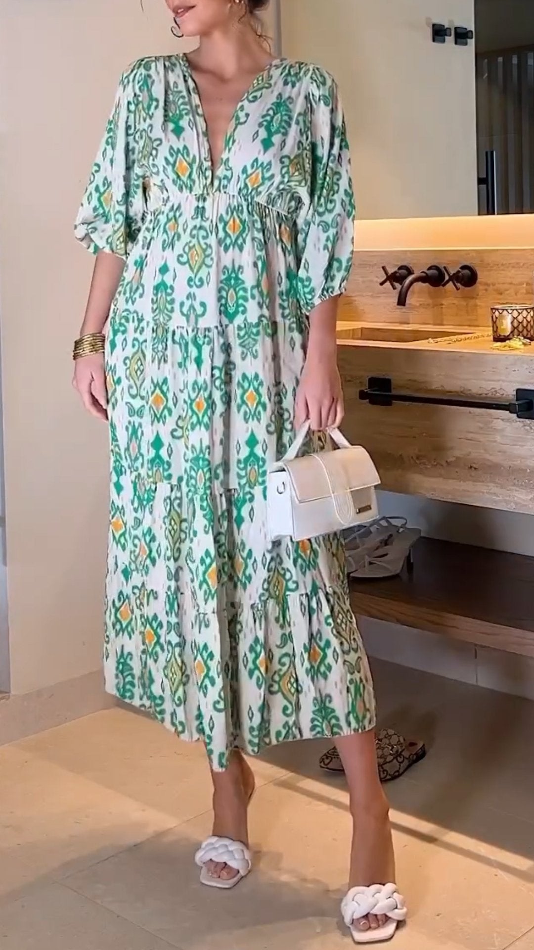 A Vintage Style Dress with Delicate Timeless Details