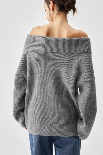 A Vintage Style Sweater with Delicate Timeless Details