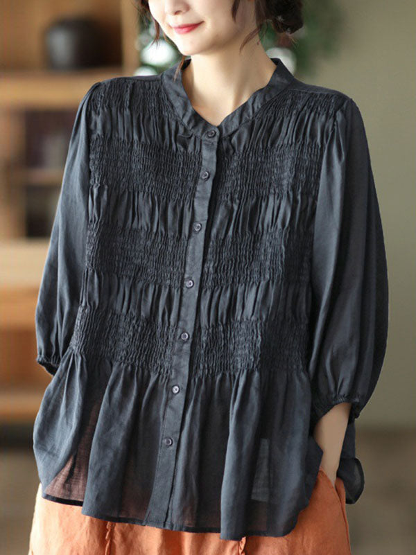 Classic Vintage Blouse with a Flattering Fit
