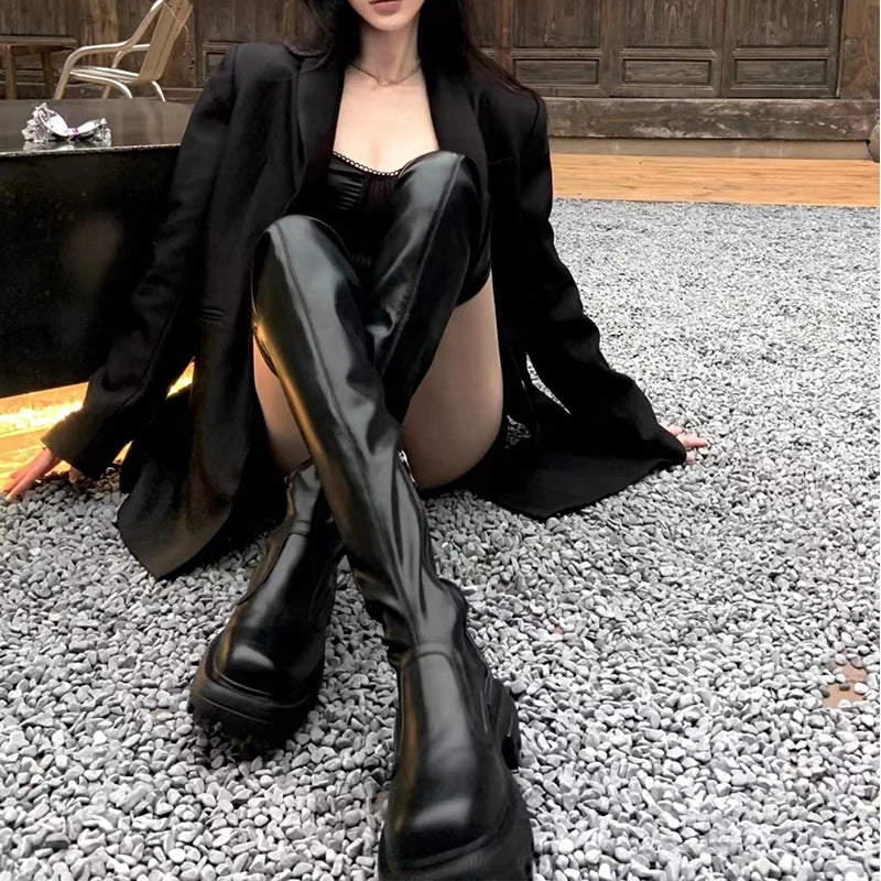 A Vintage Style Boots with Delicate Timeless Details