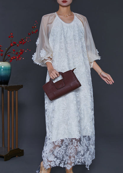 A Vintage Style Dress with Delicate Timeless Details