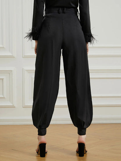 A Vintage Style Pants with Delicate Timeless Details