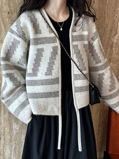 Vintage Inspired Cardigan with a Contemporary Edge