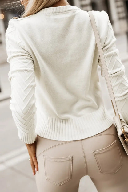 Vintage Inspired Sweater with a Contemporary Edge