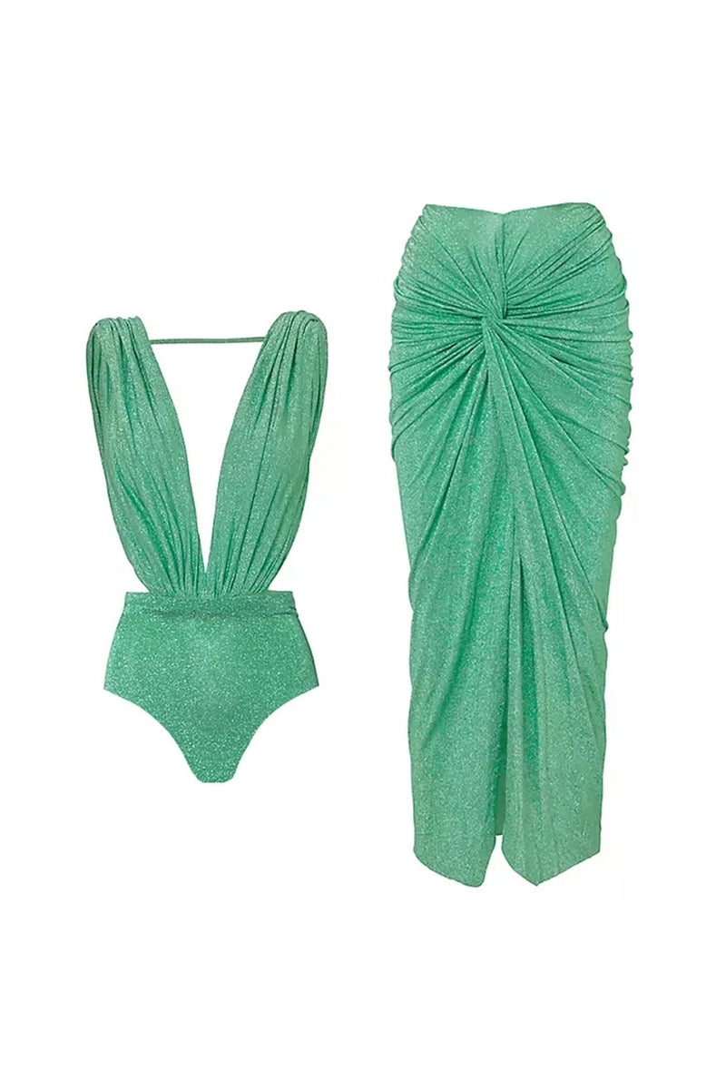 A Vintage Style Swimsuit with Delicate Timeless Details