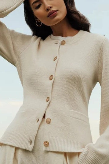 Beautifully Balanced Cardigan with Timeless Character
