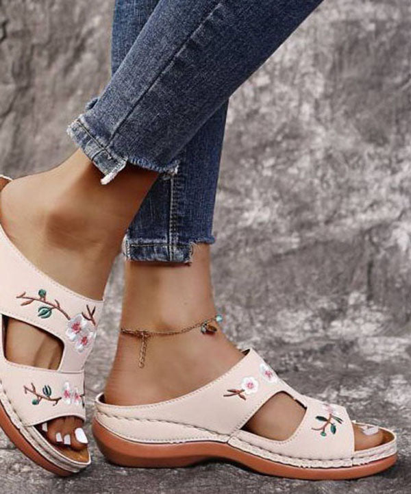 A Vintage Style Sandals with Delicate Timeless Details