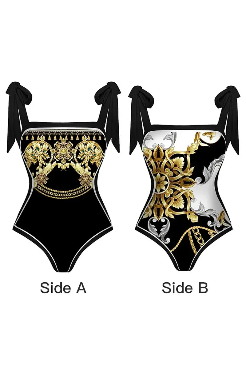 Classic Vintage Swimsuit with a Flattering Fit