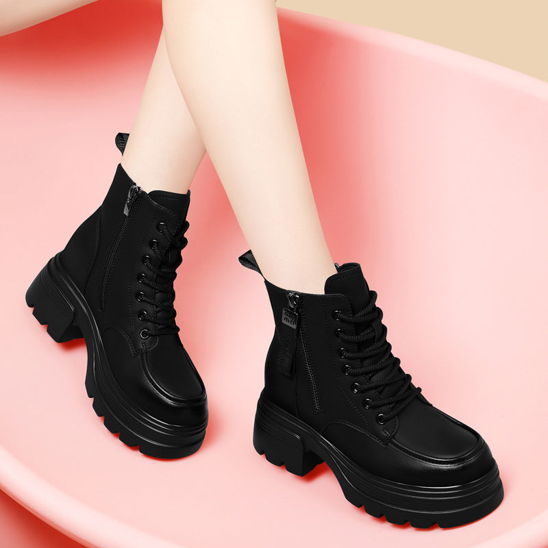 A Vintage Style Boots with Delicate Timeless Details