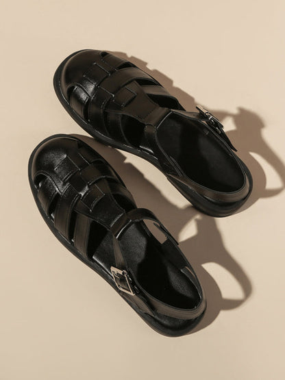A Vintage Style Sandals with Delicate Timeless Details