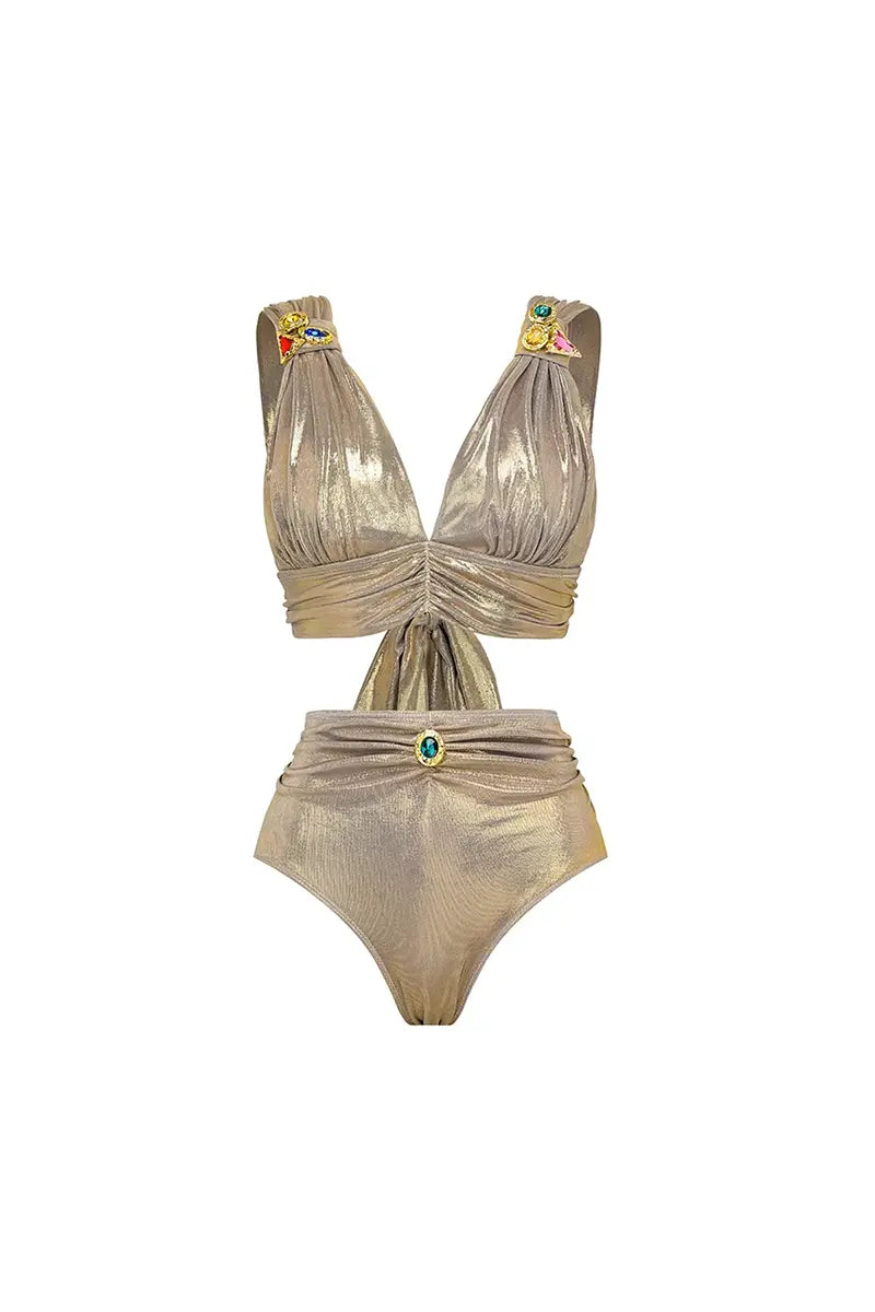 Classic Vintage Bikini with a Flattering Fit