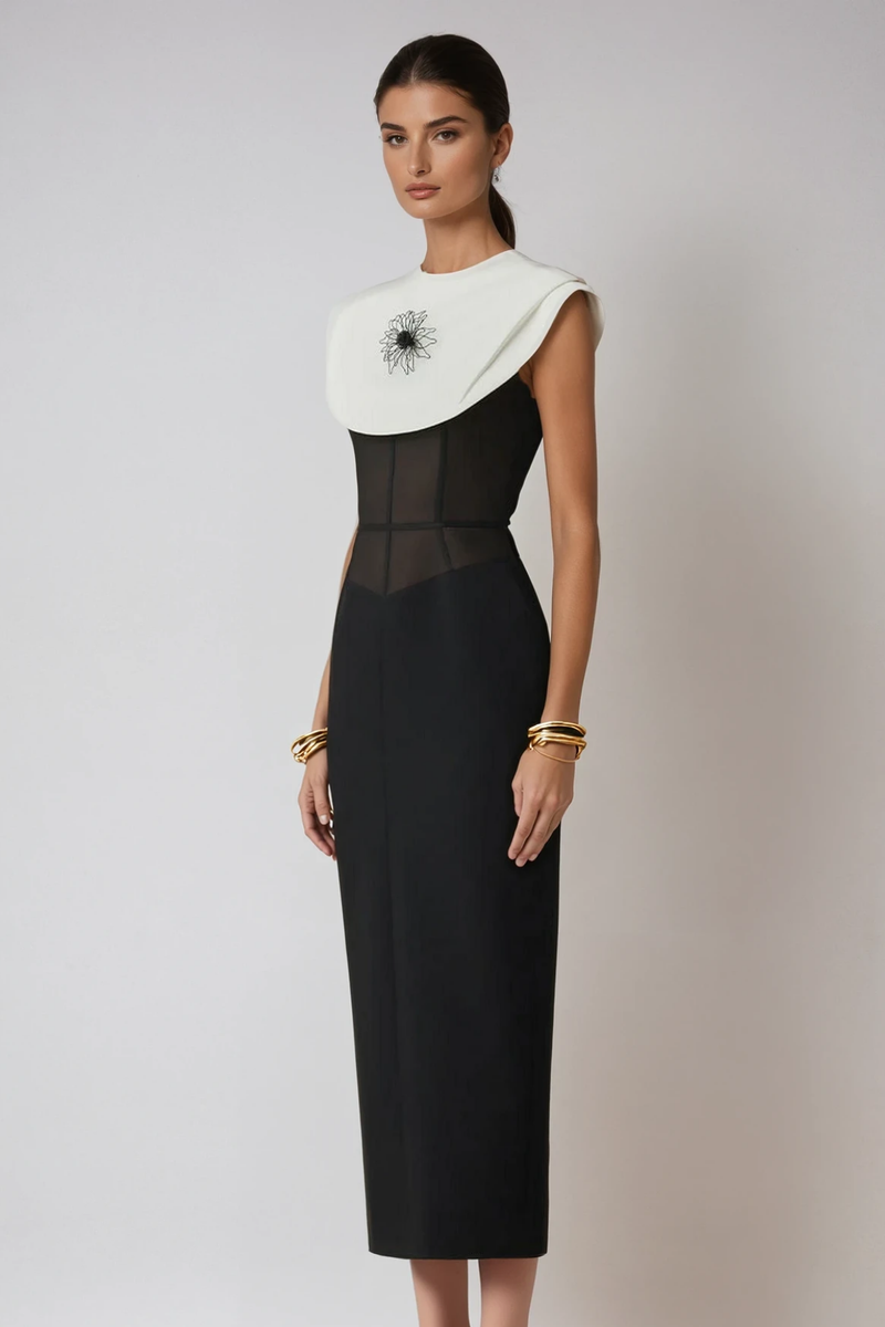 Well Tailored Dress with a Graceful Silhouette
