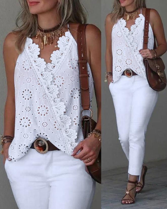 A Vintage Style Top with Delicate Timeless Details
