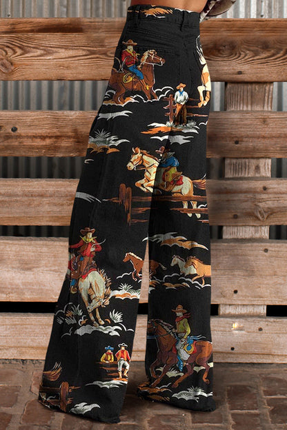 A Vintage Style Trousers with Delicate Timeless Details
