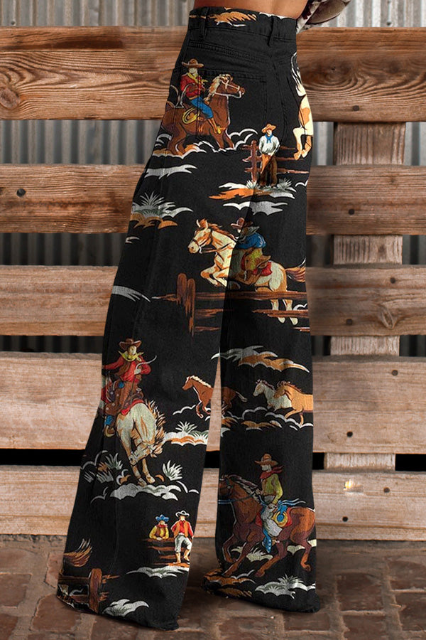 A Vintage Style Trousers with Delicate Timeless Details