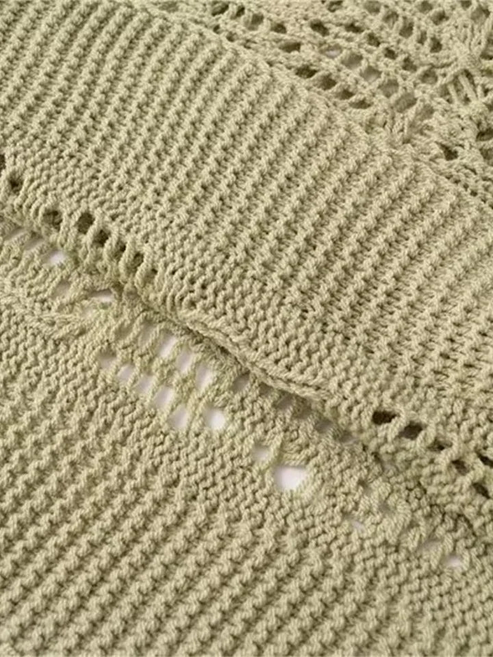 A Vintage Style Sweater with Delicate Timeless Details
