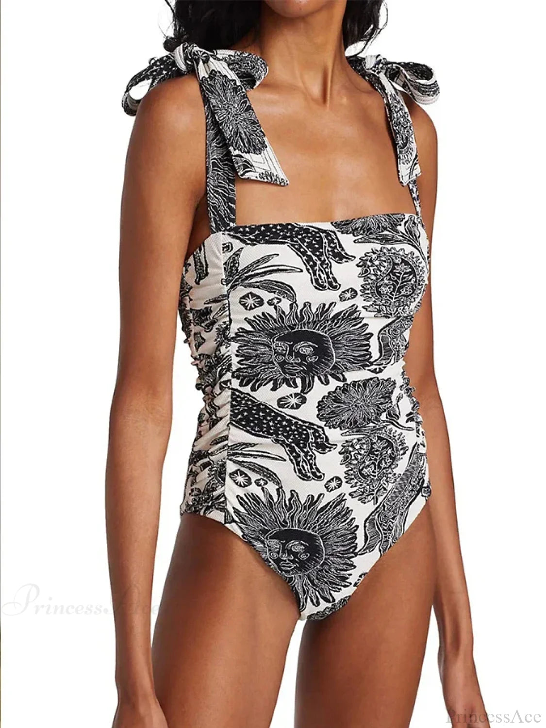 Classic Vintage Swimsuit with a Flattering Fit
