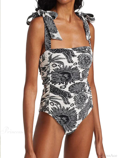 Classic Vintage Swimsuit with a Flattering Fit