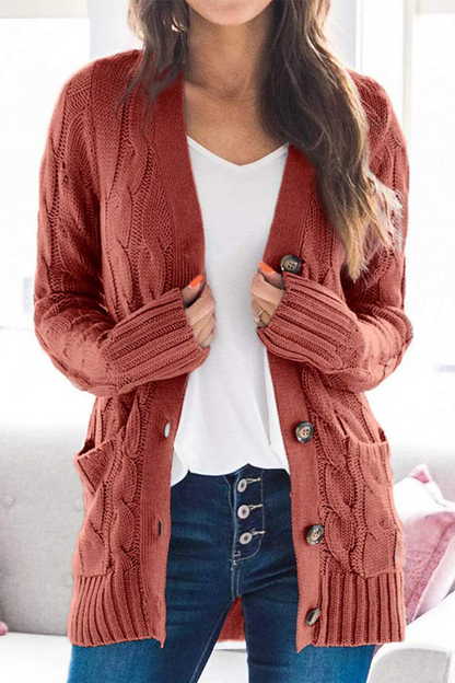 Well Tailored Cardigan with a Graceful Silhouette