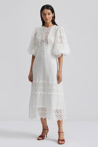 A Vintage Style Dress with Delicate Timeless Details