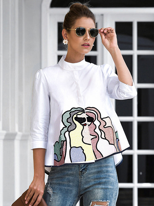 Well Tailored Blouse with a Graceful Silhouette