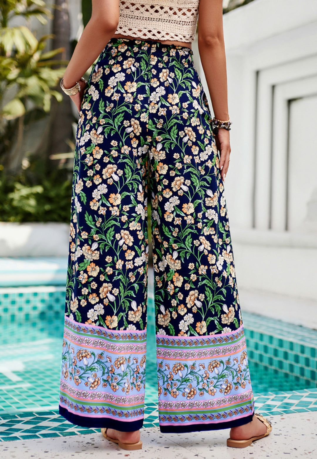 A Vintage Style Pants with Delicate Timeless Details