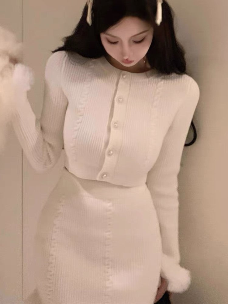 A Vintage Style Sweater with Delicate Timeless Details
