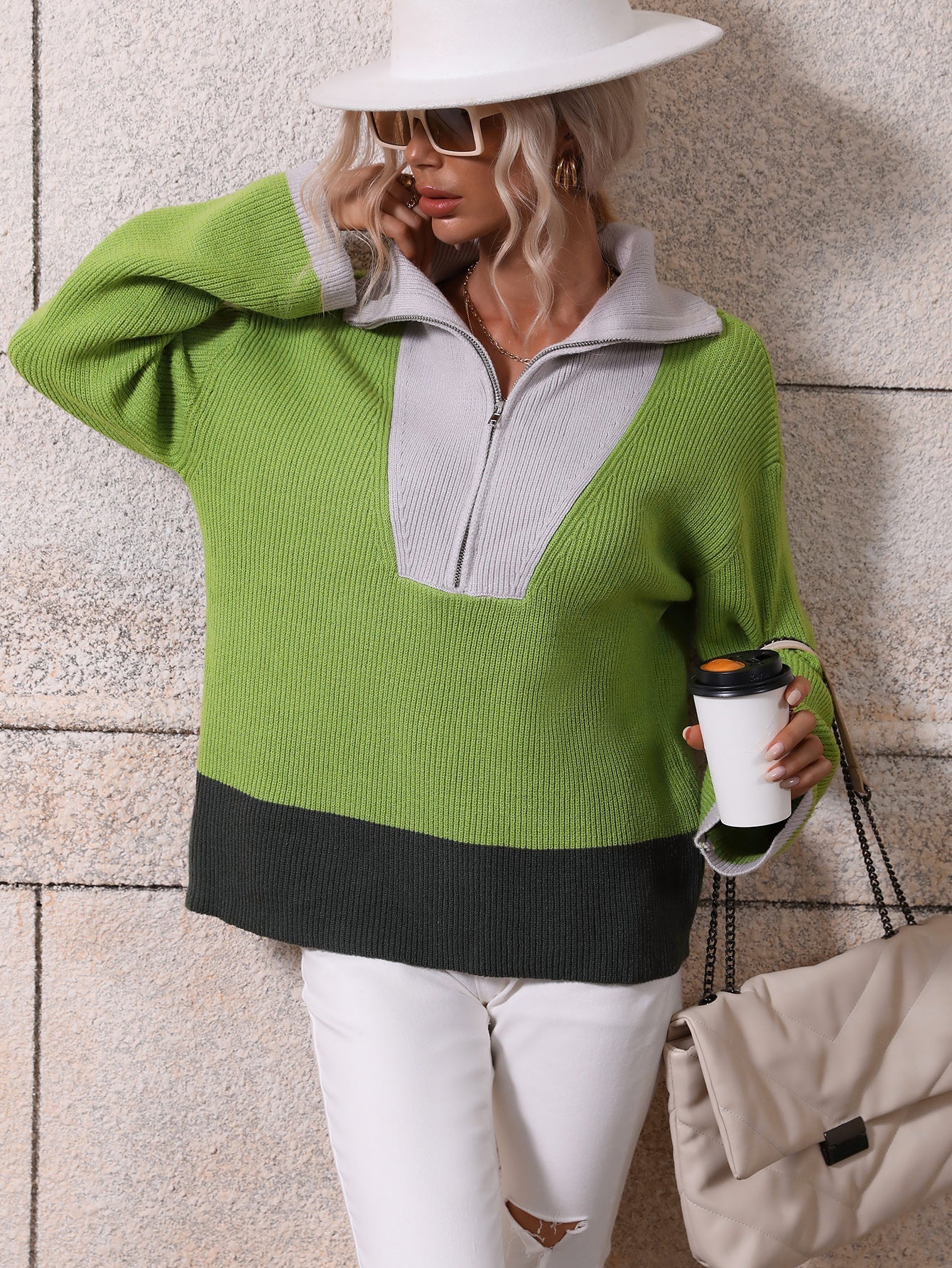 Beautifully Finished Sweater in a Timeless Design