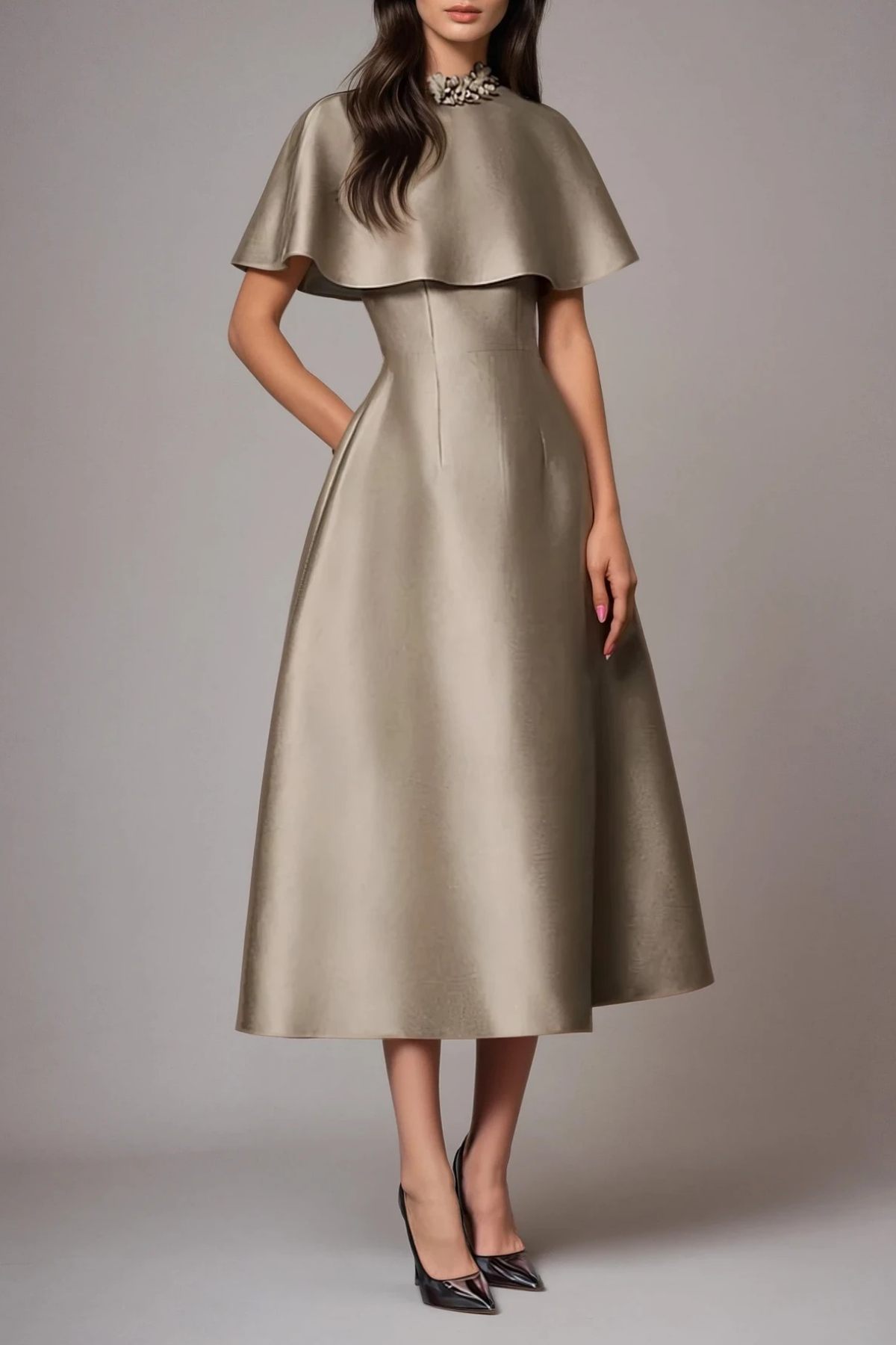 A Vintage Style Dress with Delicate Timeless Details
