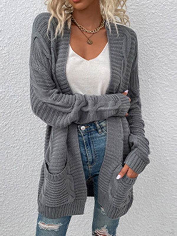 Well Tailored Cardigan with a Graceful Silhouette