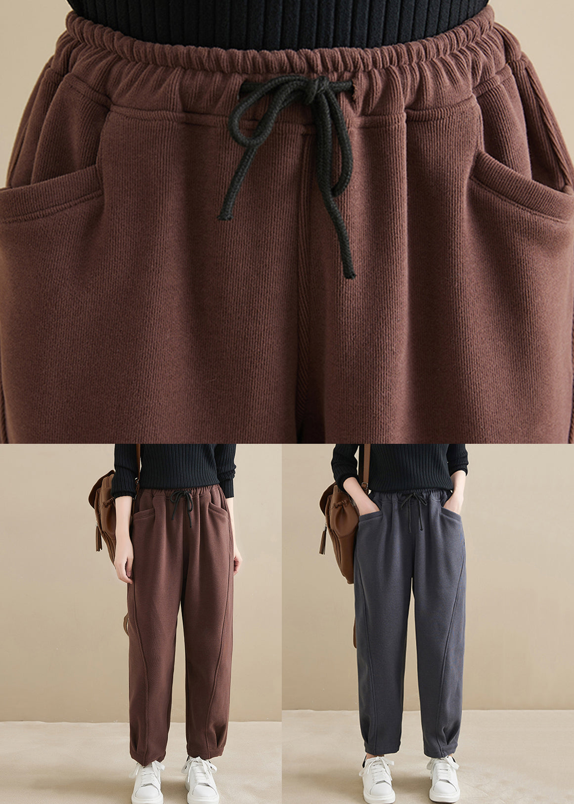 A Vintage Style Pants with Delicate Timeless Details