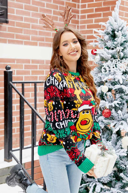 Classic Vintage Sweater with a Flattering Fit