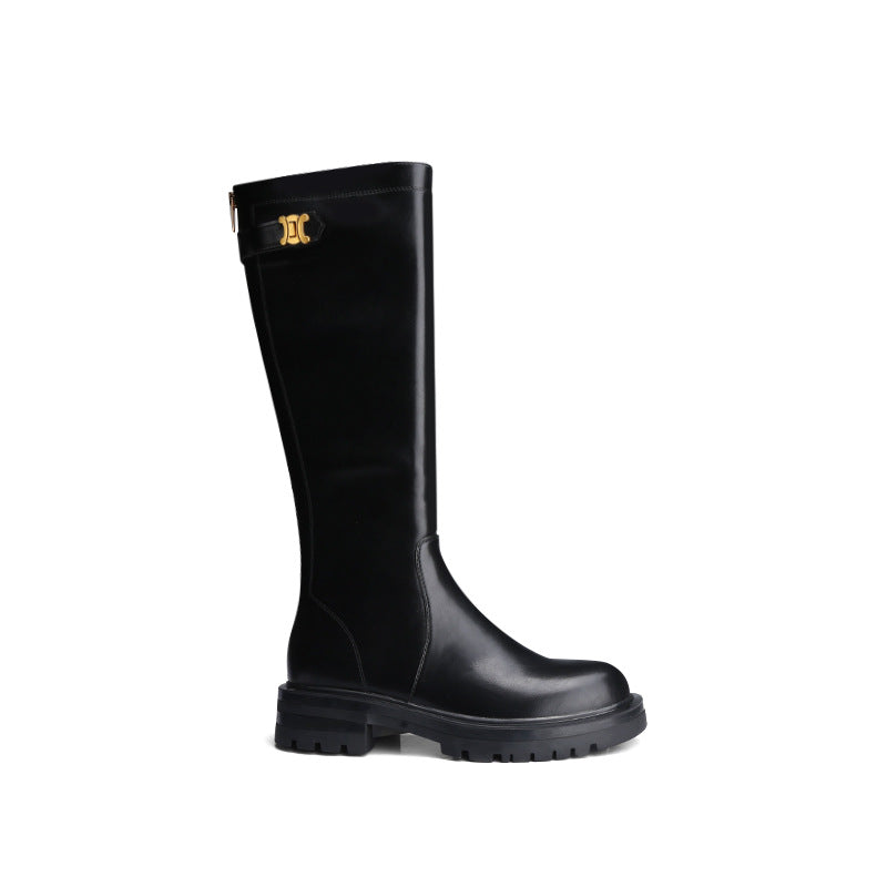 A Vintage Style Boots with Delicate Timeless Details