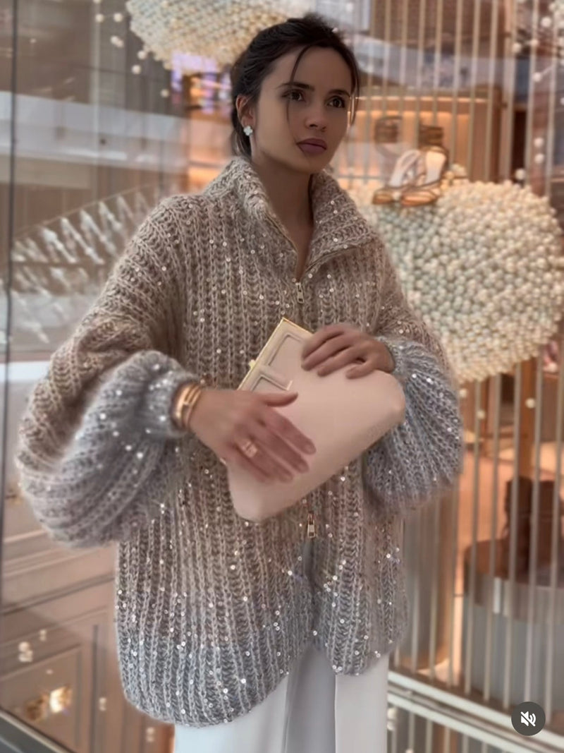 A Vintage Style Sweater with Delicate Timeless Details