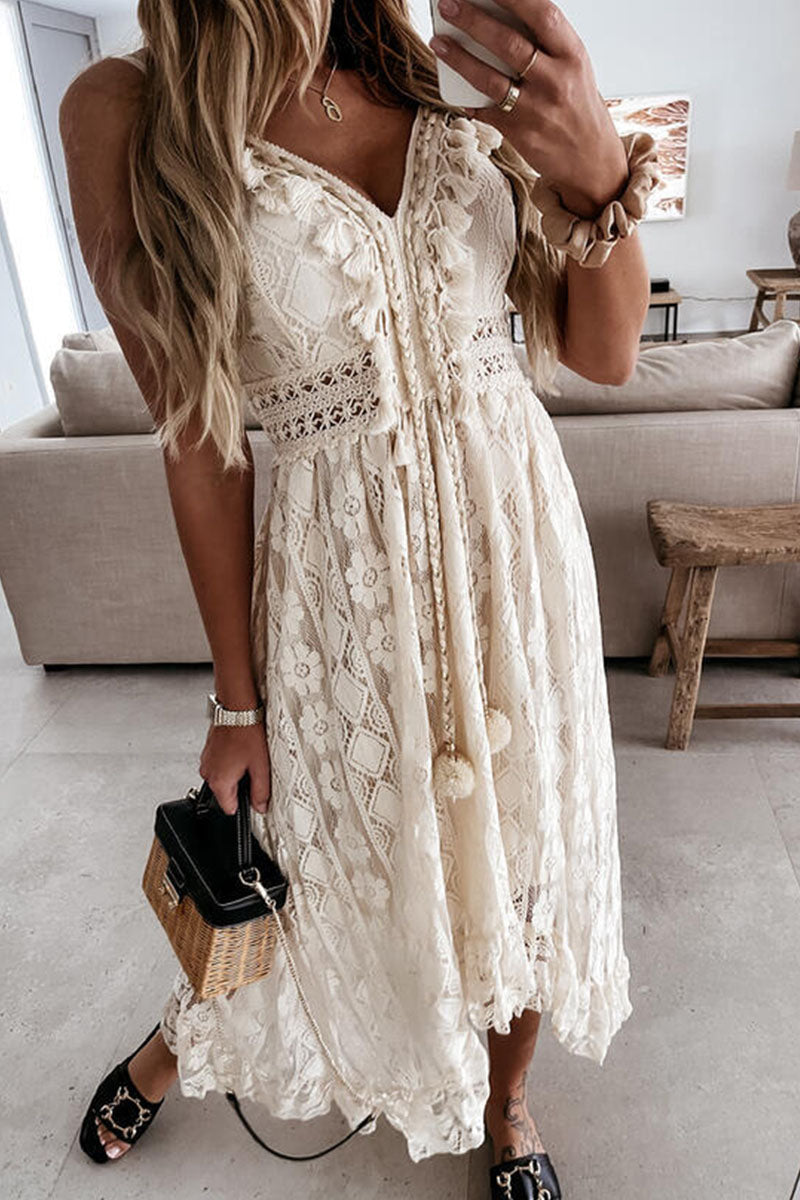 A Vintage Style Dress with Delicate Timeless Details