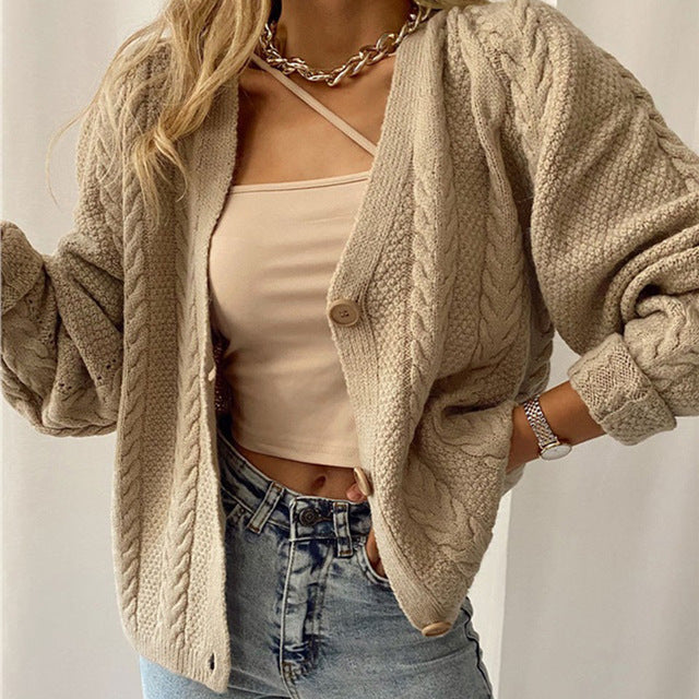 Classic Vintage Cardigan with a Flattering Fit
