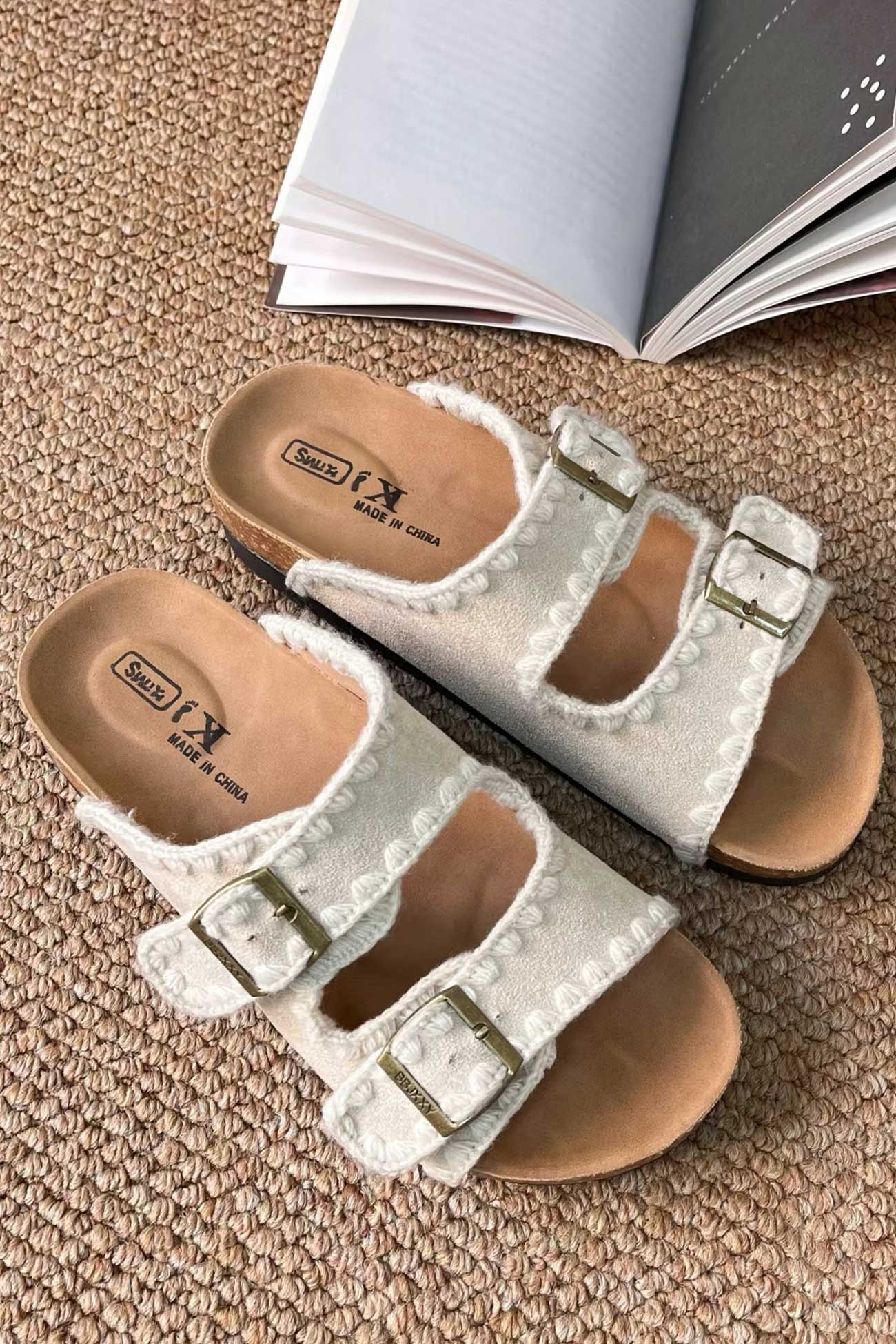 A Vintage Style Sandals with Delicate Timeless Details