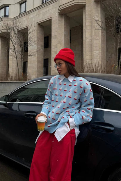 Gracefully Styled Sweater for Any Occasion